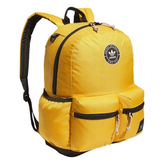 adidas Originals Trefoil 3.0 Backpack, Preloved Yellow/Wonder Beige/Black, One Size, Trefoil 3.0 Backpack