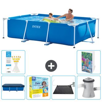Intex Piscina Con Estructura Rectangular - 260x160x65 Cm - 7-piezas S60