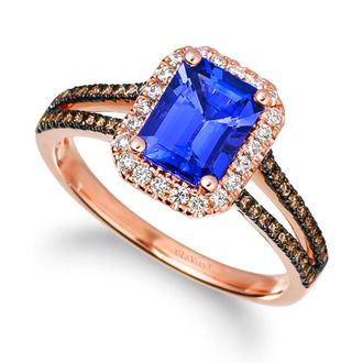 Le Vian Ladies Vivids Rings set in 14K Strawberry Gold