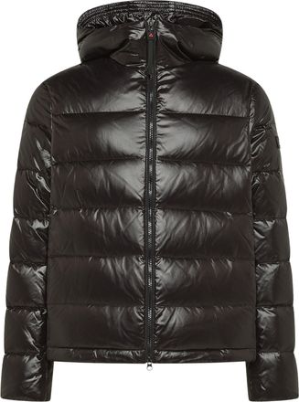 Peuterey Shiny Quilted Hooded Nylon Down Jacket