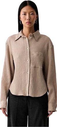 Marc O'Polo Camicia in Modal - - Blouses & Shirts - Donna - Beige - M
