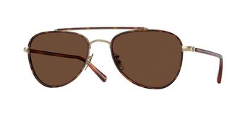 Oliver Peoples OV1372ST Sacoye Polarized 5035AN Mens Sunglasses Gold Size 52
