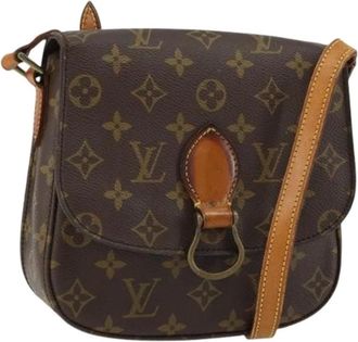 Louis Vuitton Pre-owned Cross Body Bags, female, Brown, Size: ONE SIZE Pre-owned Canvas Cross Body Bag