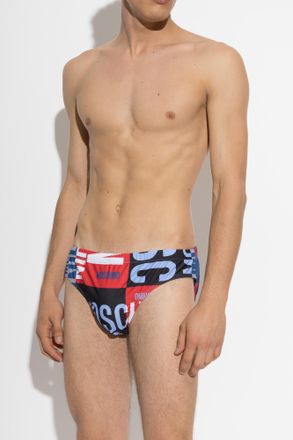 Moschino Swim Briefs, Mens, Multicolour