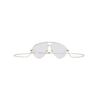 Gucci Accessoires, Dames, Wit, ONE Size, Zonnebrillen