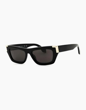 Palm Angels Mens Malibu Rectangle Sunglasses - Black/Grey - Size: ONE size