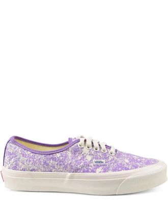 Vans OG Authentic LX wash-effect sneakers - men - Fabric/Rubber/Fabric - 9 - Purple