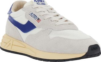 Autry Mens Sneakers Reelwind Grey Leather Nylon Trainers