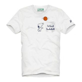 MC2 Saint Barth T-Shirts, male, White, Size: 2XL t-shirt poliestere