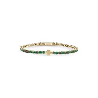 Philipp Plein Bracelets, male, Green, Size: ONE SIZE Tennis Royal Bracelet