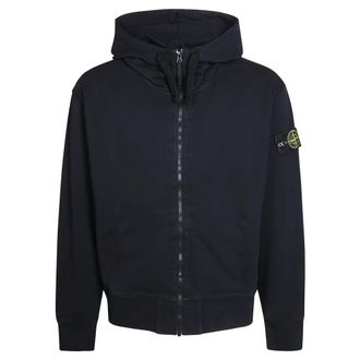 Stone Island Zip-throughs - Heren - Vesten met rits - Zwart - L - Hoodies & sweatvesten