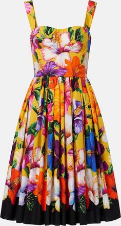 Dolce & Gabbana Floral midi dress