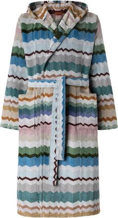 Missoni Home Eva Hooded Bathrobe - unisex - Missoni Home - Robes - Multicolor - M - Nightwear & Lounge