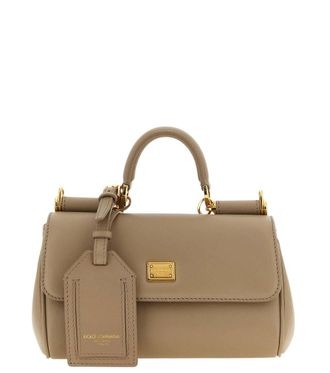 Dolce & Gabbana Brown My Sicily Mini Satchel