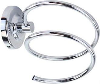 Trade Shop Trade Shop - Supporto Porta Phon Asciugacapelli Fissaggio A Parete Muro Moderno Bagno 79806