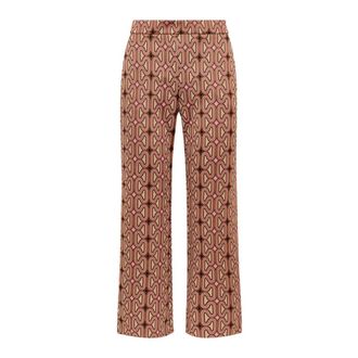 Maliparmi Pantaloni a Catena Ottica - - Trousers - Donna - Marrone - M