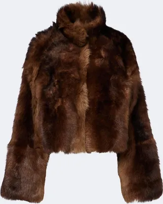 Nour Hammour Cameron shearling jacket