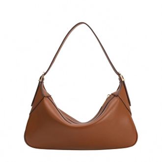 Melie Bianco Womens Nicolette Vegan Shoulder Bag In Saddle