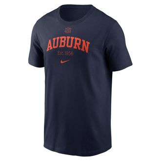 Nike Auburn Academic Arch Nike Mens College T-Shirt in Blue | N19941SAUN-7PJ
