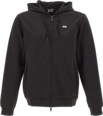 Emporio Armani Zip-Up Sweatshirt - Heren - Vesten met rits - Zwart - L - Hoodies & sweatvesten