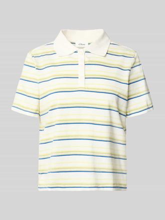 s.Oliver Red Label Regular Fit Poloshirt aus reiner Baumwolle in Lind, Gr&ouml;&szlig;e 34