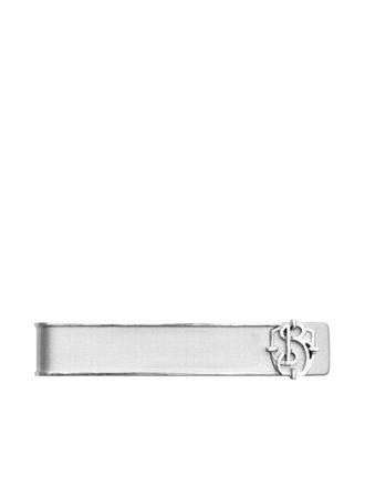 Burberry B Charm tie bar - Silver