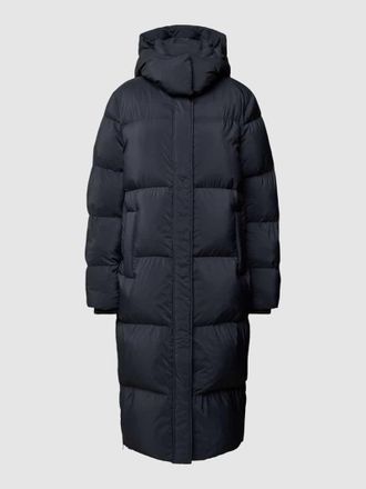 s.Oliver Black Label Steppmantel mit verdecktem Rei&szlig;- und Druckknopfverschluss in Black, Gr&ouml;&szlig;e 46