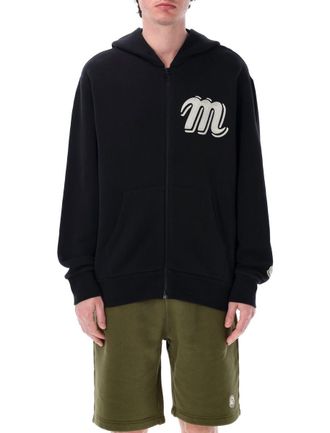 Moncler Zip-Up Cotton Hoodie