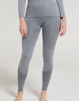 Mountain Warehouse Womens Mountain Warehouse Womens/Ladies Off Piste II Thermal Leggings - Grey - Size: 14
