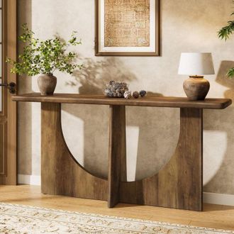 Tribesigns Tribesigns Console Table for Entryway, 71-Inch Farmhouse Entryway Table with Sturdy Geometric Frame, Extra Long Sofa Console Behind The Couch for