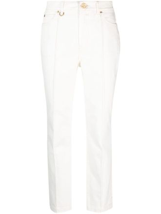 Zimmermann Jeans crop Matchmaker Capri - Bianco