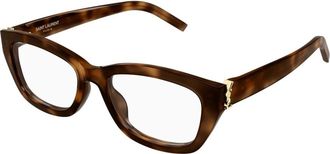 Saint Laurent M153 Optisch Montuur - Dames - Brillen - Bruin - 55 MM - Accessoires