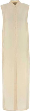 Le Kasha Namsa Silk Shirt Dress - Dames - Shirt Kleedjes - Wit - S - Kleedjes