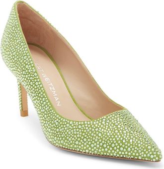 Stuart Weitzman Stuart Power Shine Pump in Peridot at Nordstrom Rack, Size 5