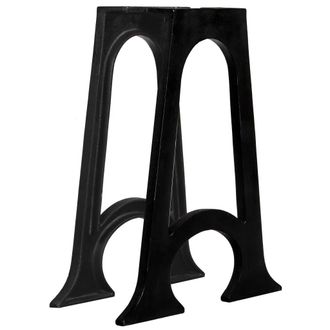 vidaXL 2 Patas De Mesa De Comedor En Hierro Macizo Fundido Vidaxl