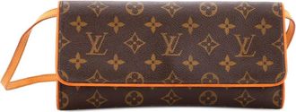 Louis Vuitton Twin Handbag Monogram Canvas GM crossbody bag - Marrone