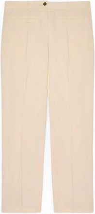 Fiorella Rubino New York Pants - Dames - Wijde Broeken - Beige - 3XL - Katoen - Broeken