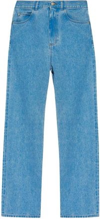 Marni Logo-patch Cotton Jeans