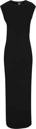 Norma Kamali Maxi Jurken - Dames - Casual kleedjes - Zwart - S - Kleedjes