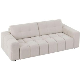Vente-Unique Vente-unique - Divano 3 posti in Tessuto testurizzato Beige - sopelana