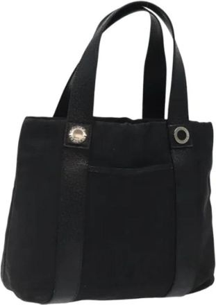 Bulgari Tweedehands Canvas handtassen - Dames - Vintage Shopper - Zwart - ONE Size - Vintage