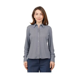 Caliban Camicia microfantasia in tessuto no iron - Dames - Overhemden - Veelkleurig - XL - Overhemden