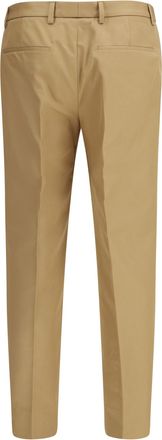 Gucci Mens Cotton Pants Bisque Trousers