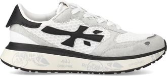 Premiata Witte Sneakers Dames Eva Rubber Bovenwerk - Dames - Sneakers - Wit - 39 EU - Leer - Schoenen