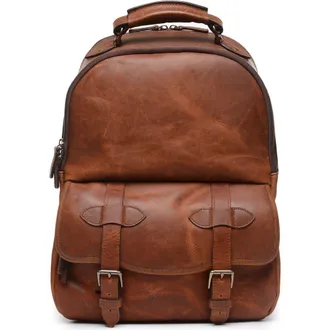 Korchmar Lewis Heritage Leather Backpack in Espresso at Nordstrom