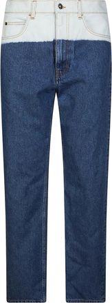 Marni Jeans - Heren - Slim Fit Jeans - Blauw - W32 - Katoen - Jeans