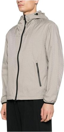 Emporio Armani Wolmix Blazer - Heren - Zomerjassen - Grijs - XL - Wol - Jassen