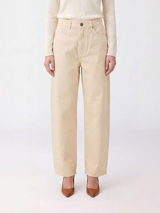 Pinko Estelle Mid-Rise Baggy Jeans in Cotton Denim