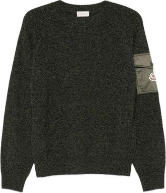 Moncler Mouliné Wool And Cashmere Jumper Clothing