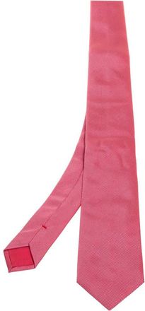 HUGO BOSS Boss By Hugo Boss Red Micro Dot Silk Tie